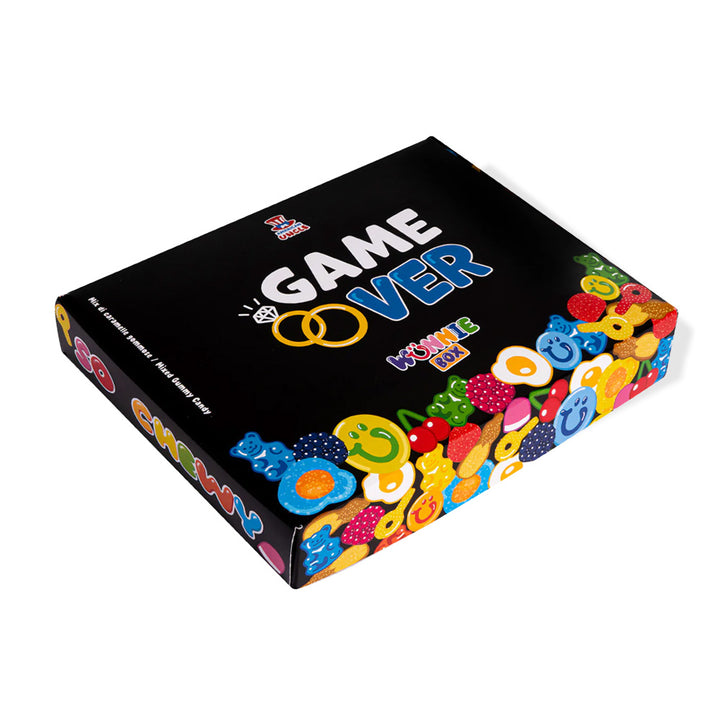 Wunnie box "Game over", de Candy box om te maken met de favoriete gummy snoepjes van de bruidegom - 1 kg 