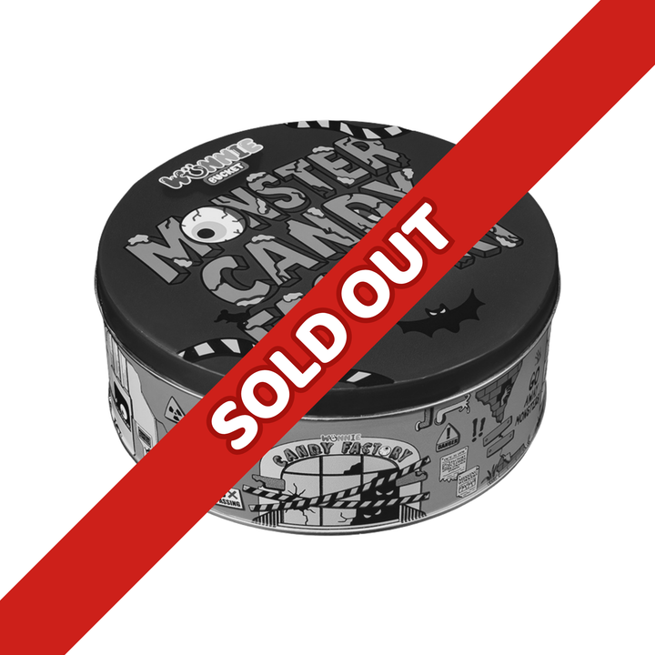 Wunnie Bucket "Gelukkige Halloween", snoepblik met gummies om samen te stellen met je favoriete smaken 