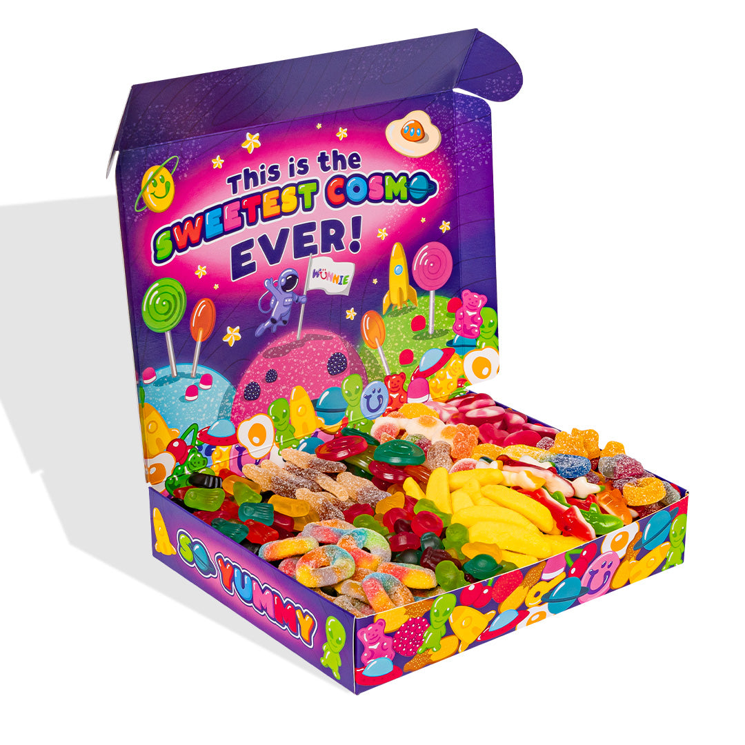 CandyVerse Limited Edition door Wunnie, doos met gomballen om samen te stellen met je favorieten 