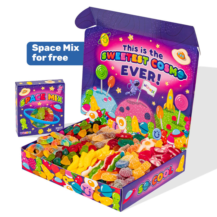 CandyVerse Limited Edition door Wunnie, doos met gomballen om samen te stellen met je favorieten 