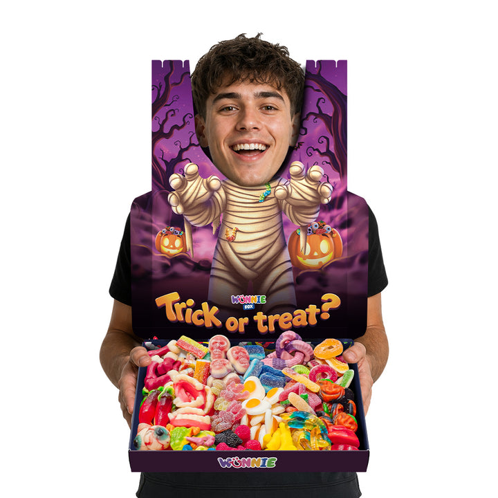 Wunnie box Speciale "Happy Halloween" Morgana, doos met gummisnoepjes om samen te stellen met je favoriete smaken 