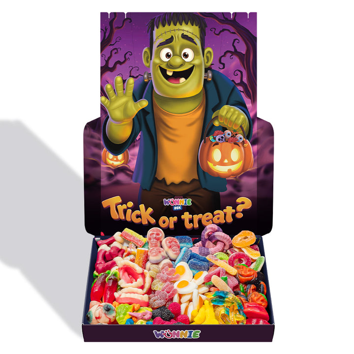 Wunnie box Speciale "Happy Halloween" Morgana, doos met gummisnoepjes om samen te stellen met je favoriete smaken 