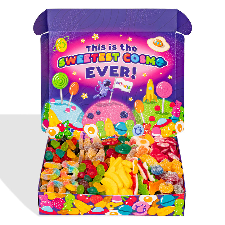 CandyVerse Limited Edition door Wunnie, doos met gomballen om samen te stellen met je favorieten 