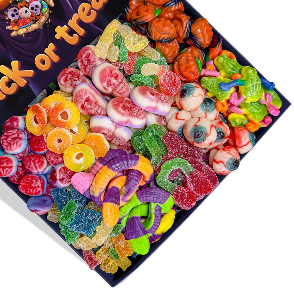 Wunnie Box "Fijne Halloween", doosje met gummies die je kunt samenstellen met je favoriete smaken 