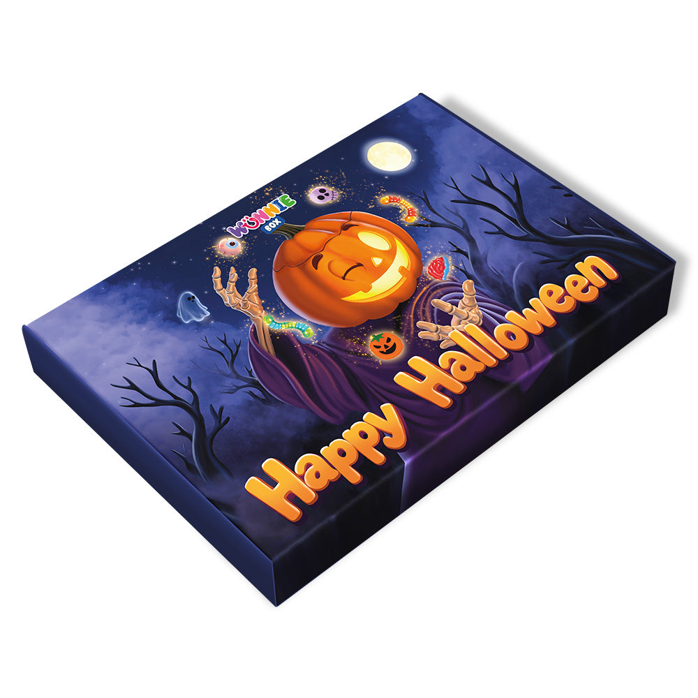 Wunnie Box "Fijne Halloween", doosje met gummies die je kunt samenstellen met je favoriete smaken 