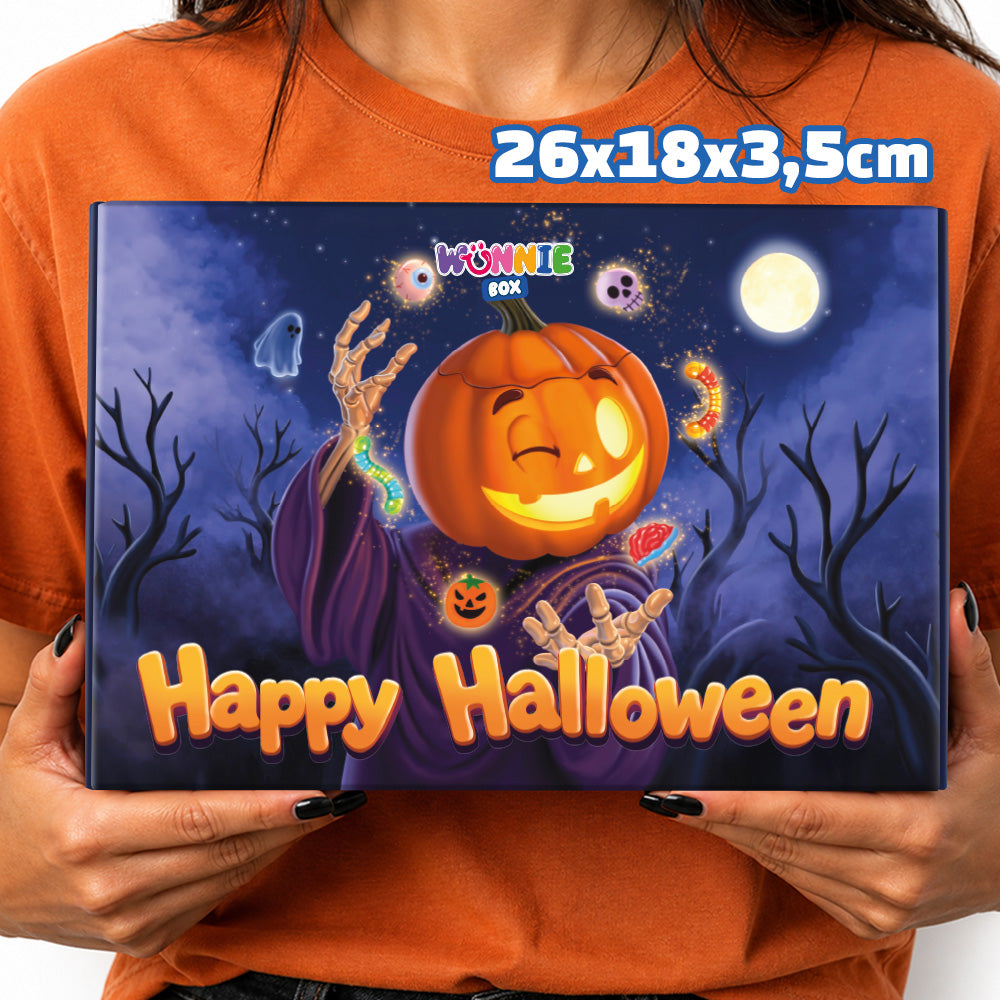Wunnie Box "Fijne Halloween", doosje met gummies die je kunt samenstellen met je favoriete smaken 