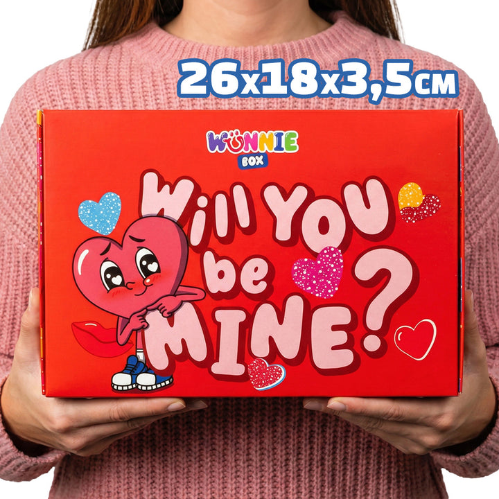 Wunnie box love misure 26x18x3,5cm