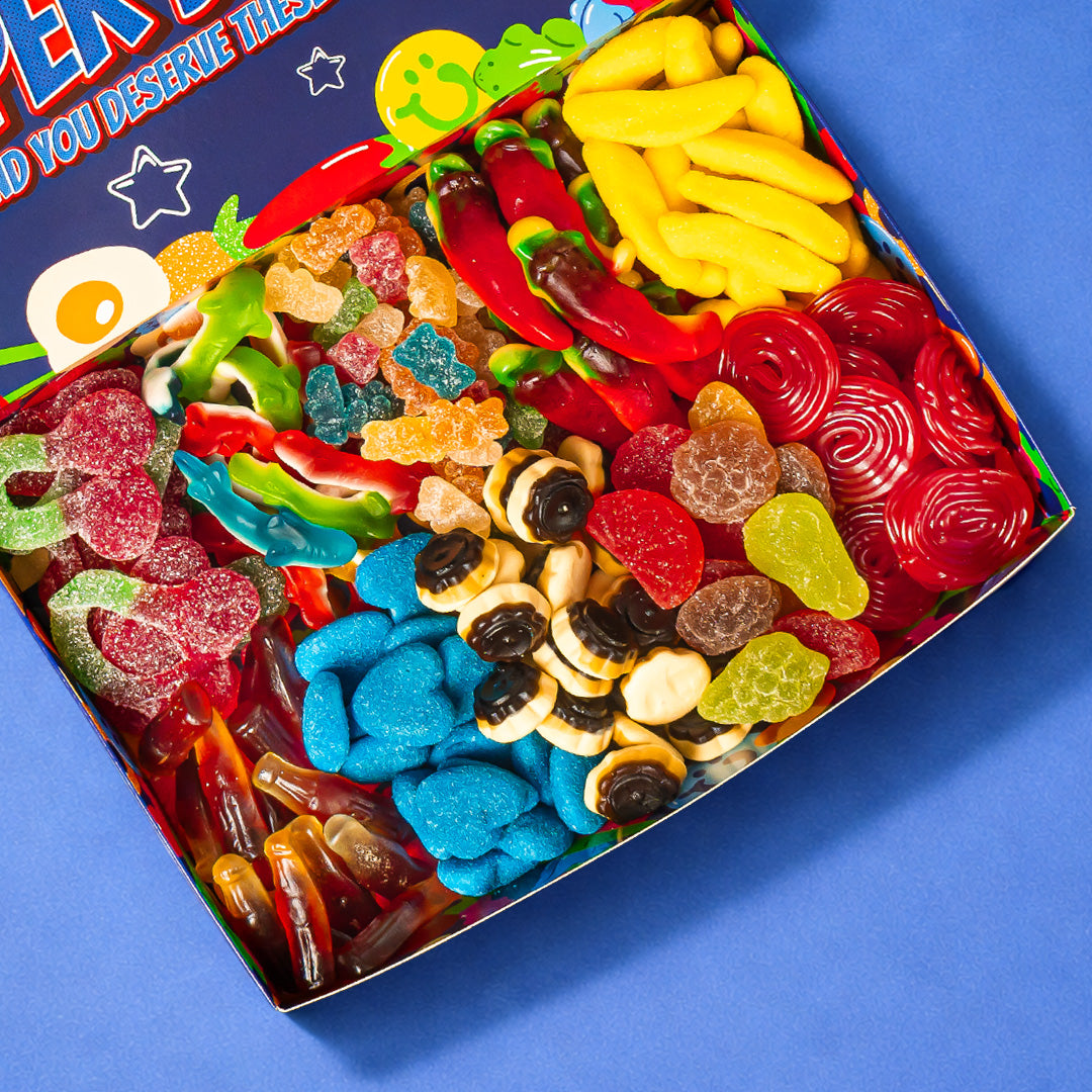 Focus su caramelle della Candy box per il papà