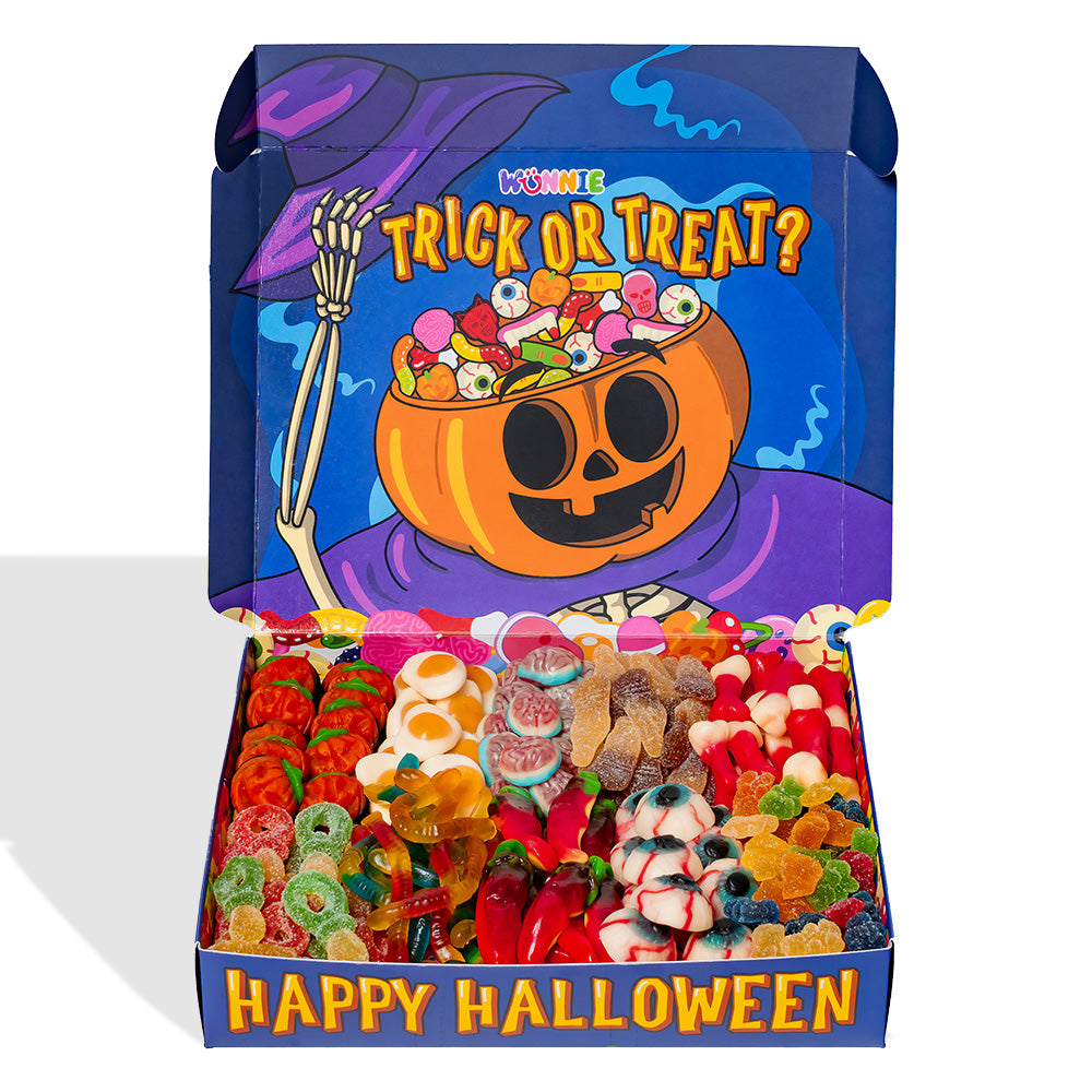 Wunnie box “Happy Halloween", de Candy Box om samen te stellen met je favoriete smaken 
