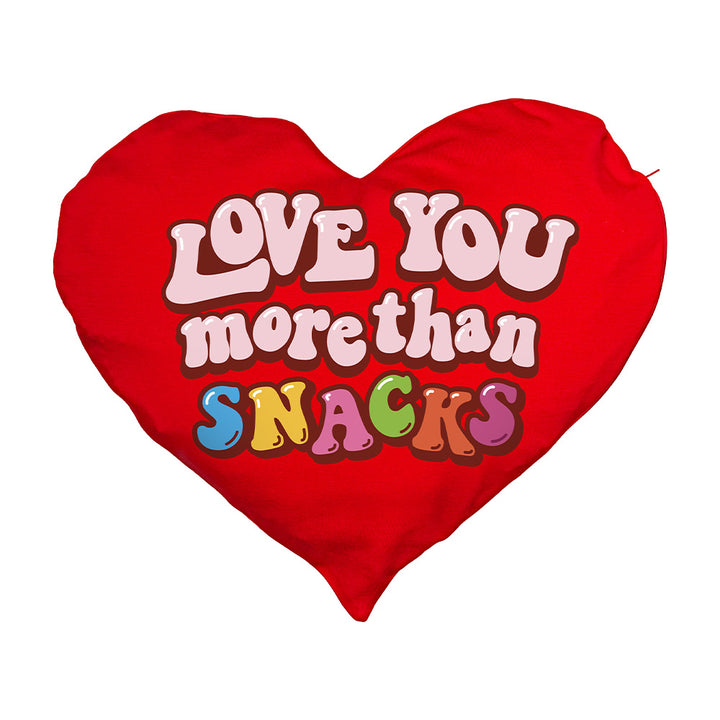 Valentine's Heart XXL, hartvormig kussen met 80 snack verrassingen zoet en hartig 