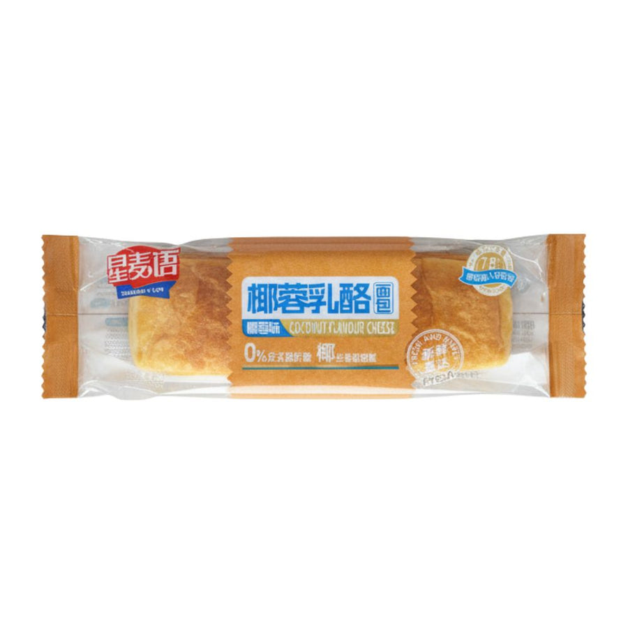 Xing Mai Yu Coconut Flavour Cheese, pane al gusto di cocco e formaggio da 80g.