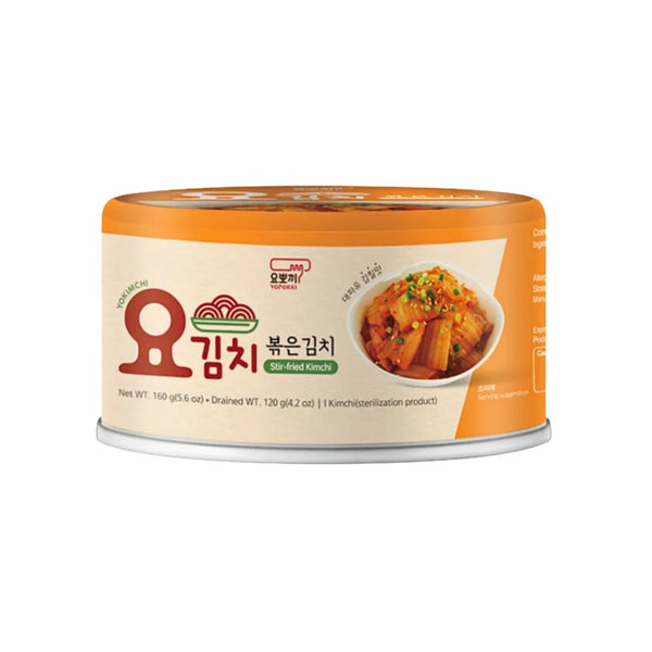 Yopokki Yokimchi roergebakken kimchi, 160 g gebakken kimchi van napa-kool 