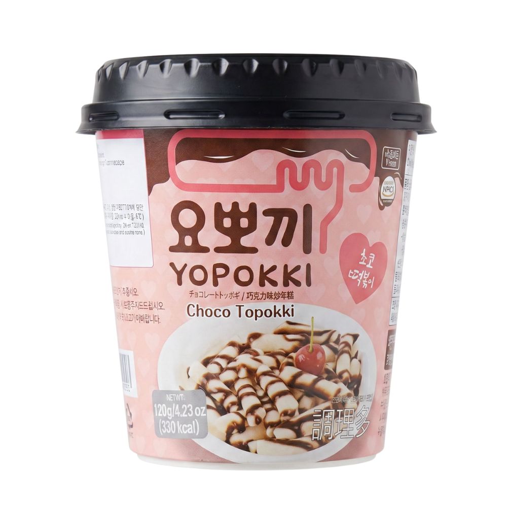 Yopokki Choco Topokki Cup, Yopokki tteokbokki met chocoladesaus van 120 g 