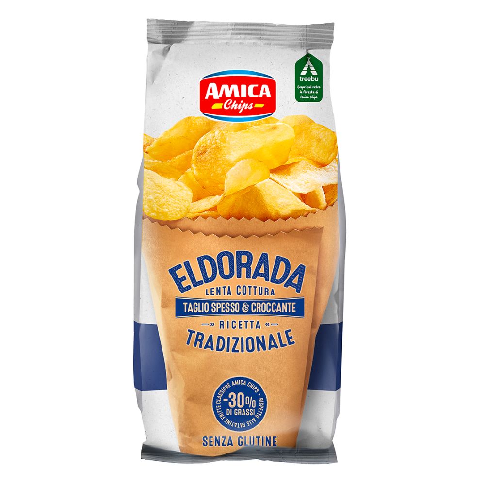 Amica Chips Eldorada, klassieke smaak chips van 130g 