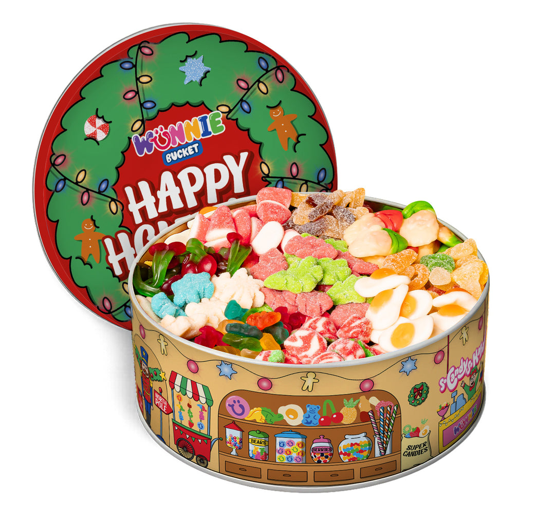 Wunnie Bucket “Fijne Feestdagen” - 2 kg 
