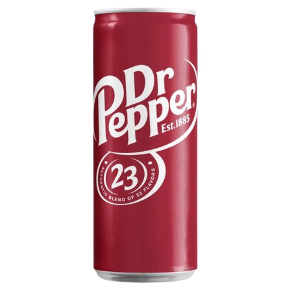 Dr Pepper, drank met vanille- en karamelsmaak van 330ml 