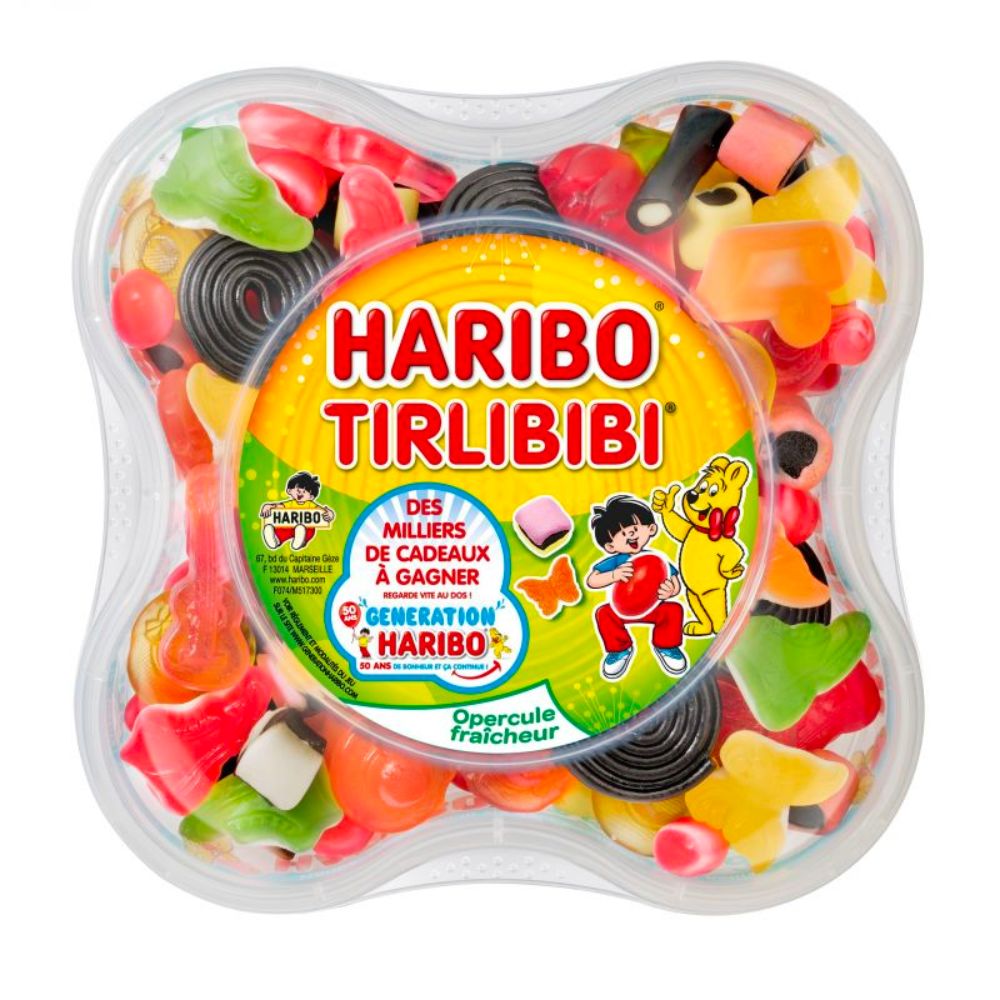 Haribo Tirlibibi, gemengde gommetjes van 750g 