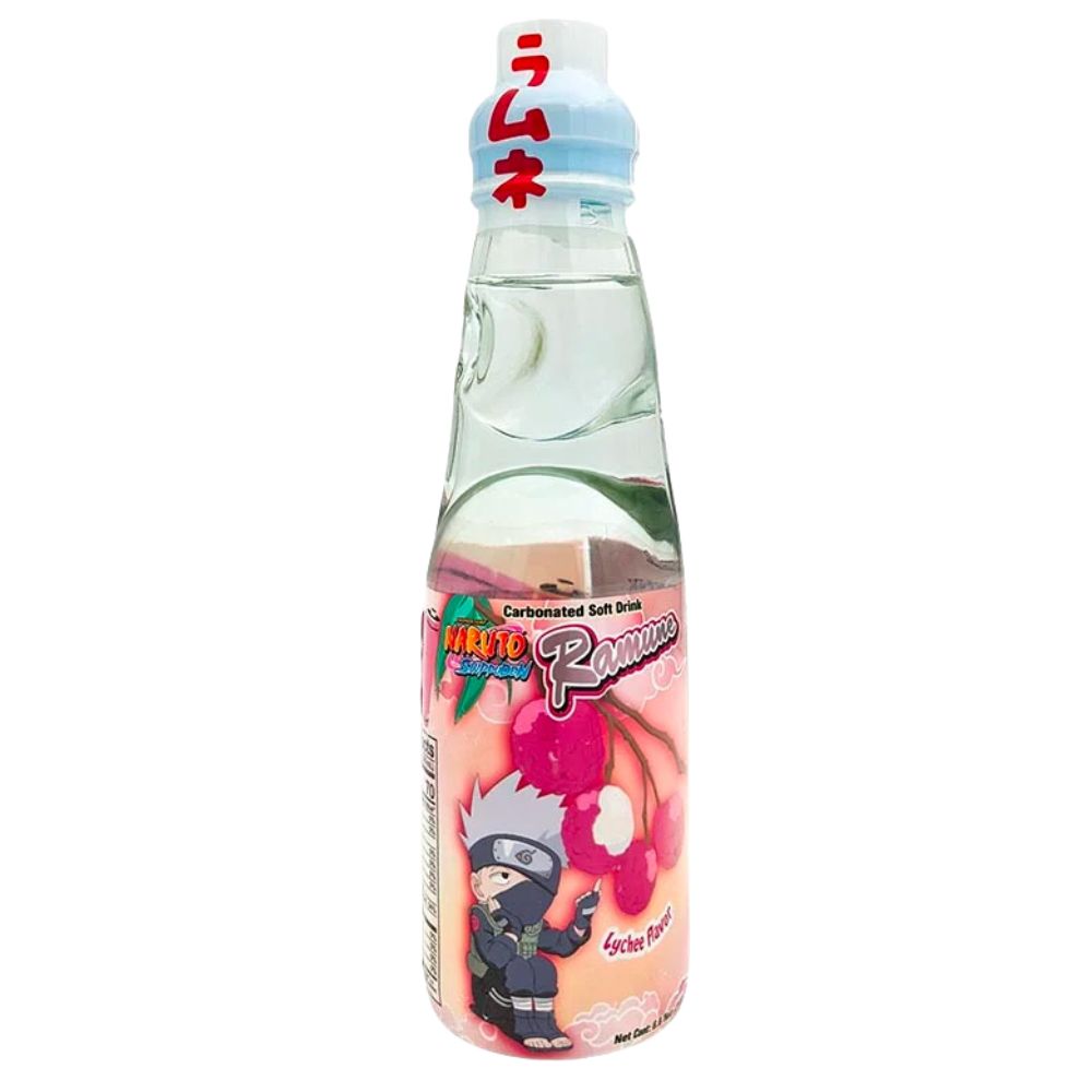 Kakashi Ramune Lychee, drankje met lycheesmaak van 200ml 