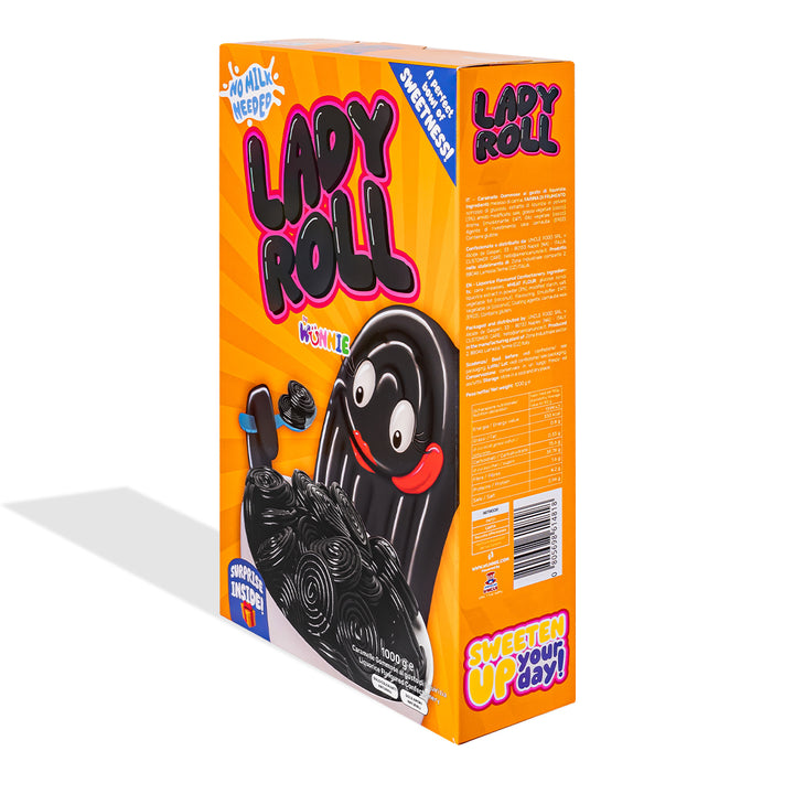 Wunnie Lady Roll, doos met drop van 1kg 