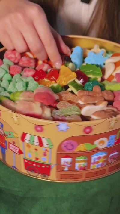 Caramelle natalizie dentro bucket da 2kg