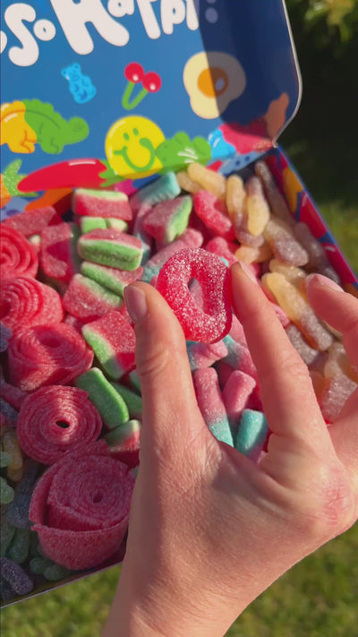 Caramelle frizzanti strawberry hoops
