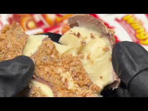Wingy Chocolate, snack in de vorm van een kipvleugel met een krokante gekarameliseerde coating en een vulling van chocolade en melkroom van 50g 
