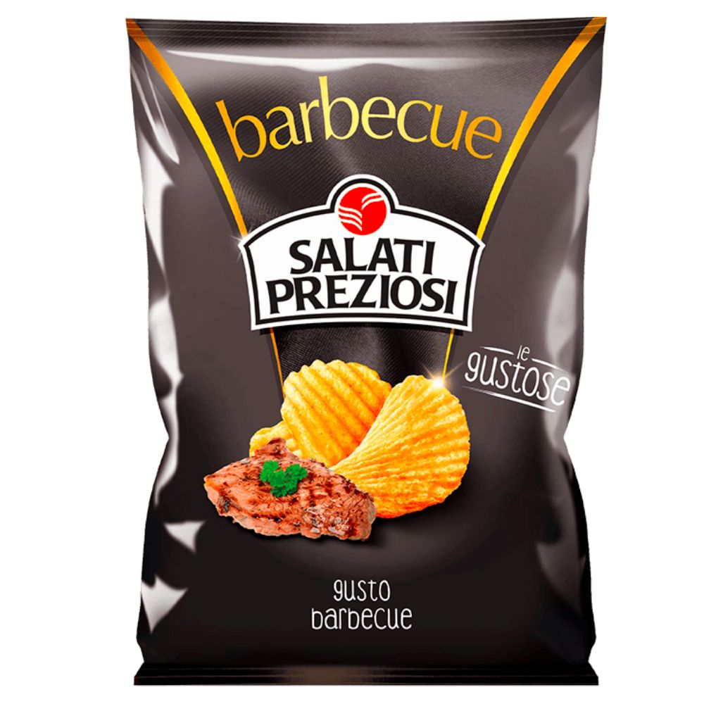 Salati Preziosi Barbecue, barbecue chips van 70g 