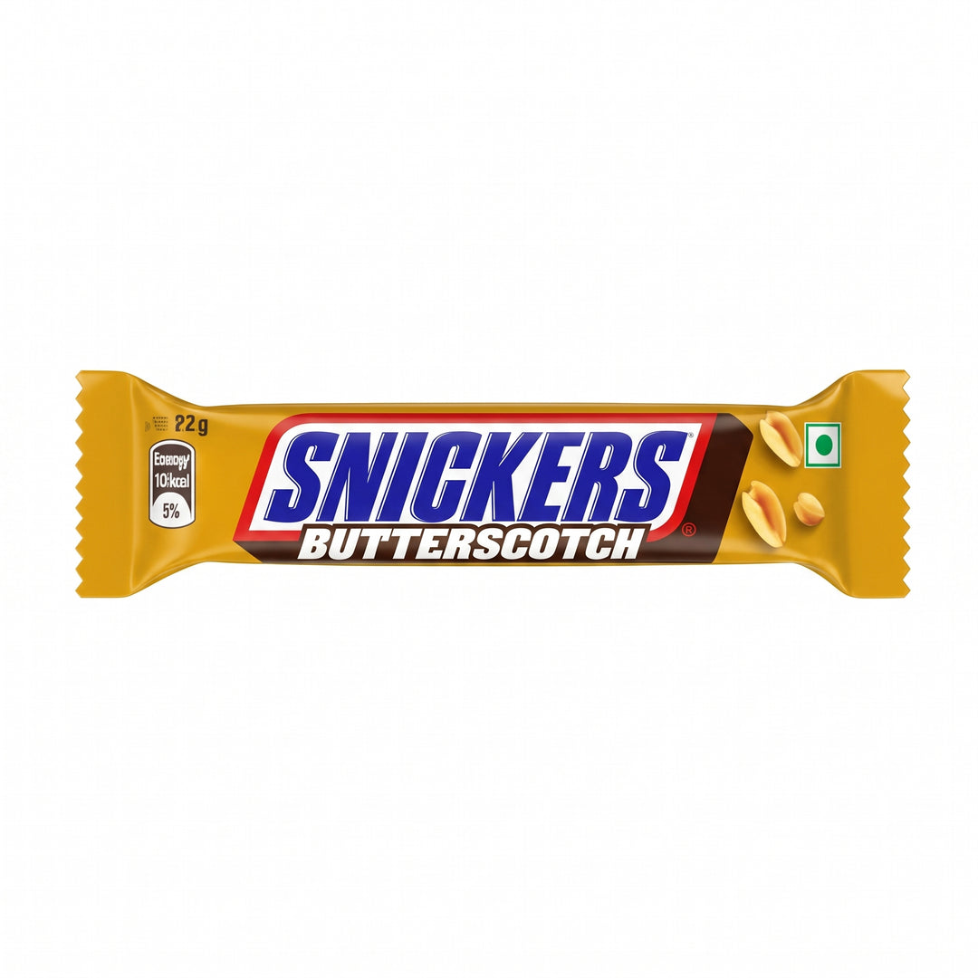 Snickers Butterscotch, chocoladereep met pinda&