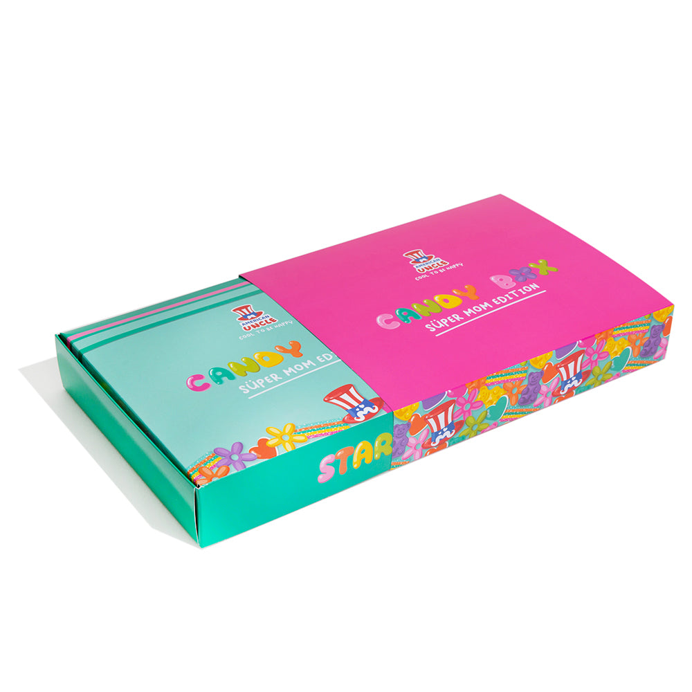 Candy Box - Super Mom Edition van 1kg als verrassing + Mom Gift Box 