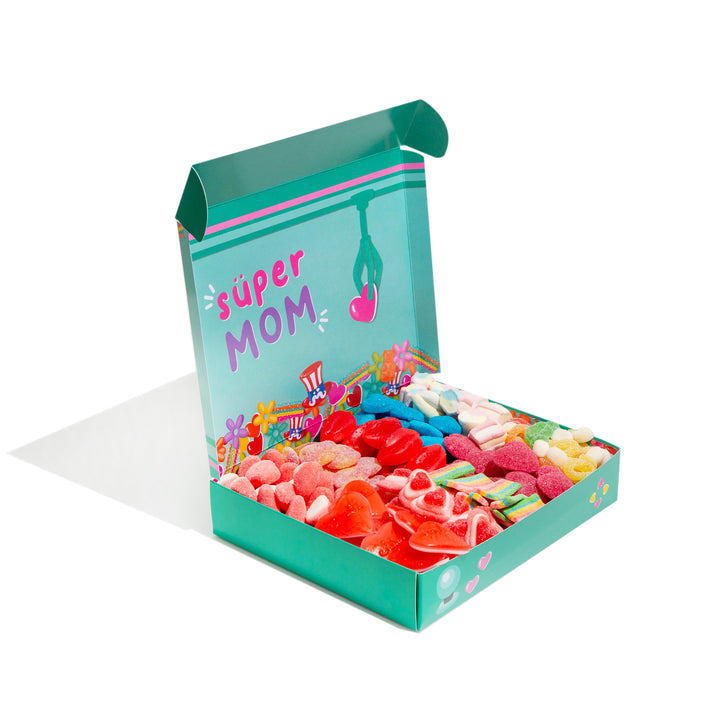 Snack Box - Moeder Editie + Moeders Cadeau Box + Candy Box - Super Moeder Editie van 1kg als verrassing 