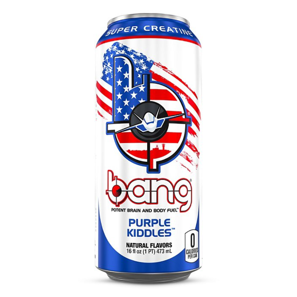 Bang Purple Kiddles, energy drink fruit van 473ml 