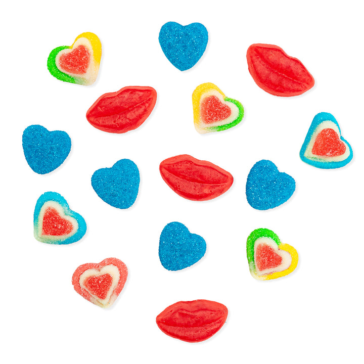 Candy mix - Love edition, verpakking van 250g gummy snoepjes 