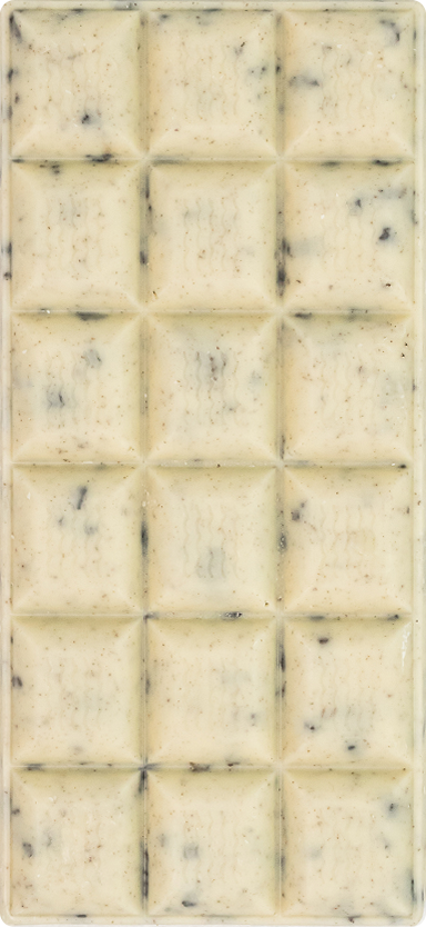 ChocoLetter Cookies & Cream, ambachtelijke witte chocoladereep met koekjesstukjes van 100g 