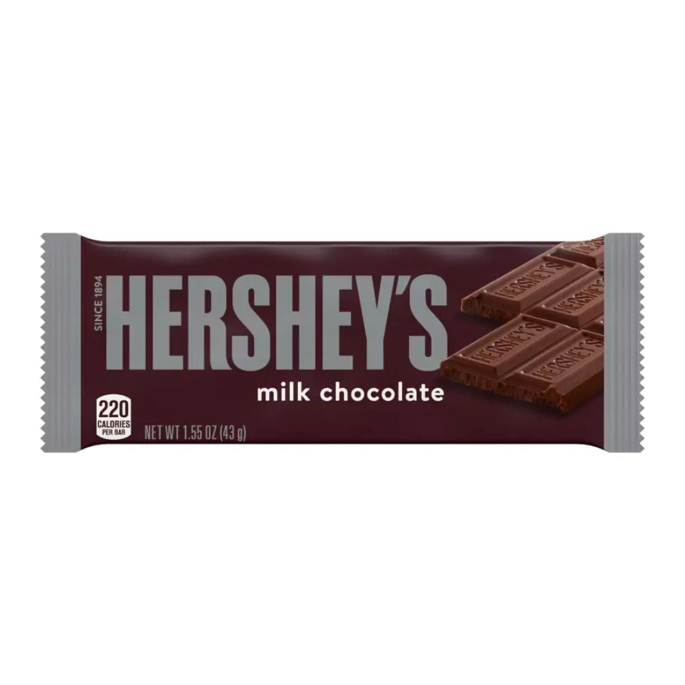 Hershey's Milk Chocolate, melkchocoladereep van 43g 