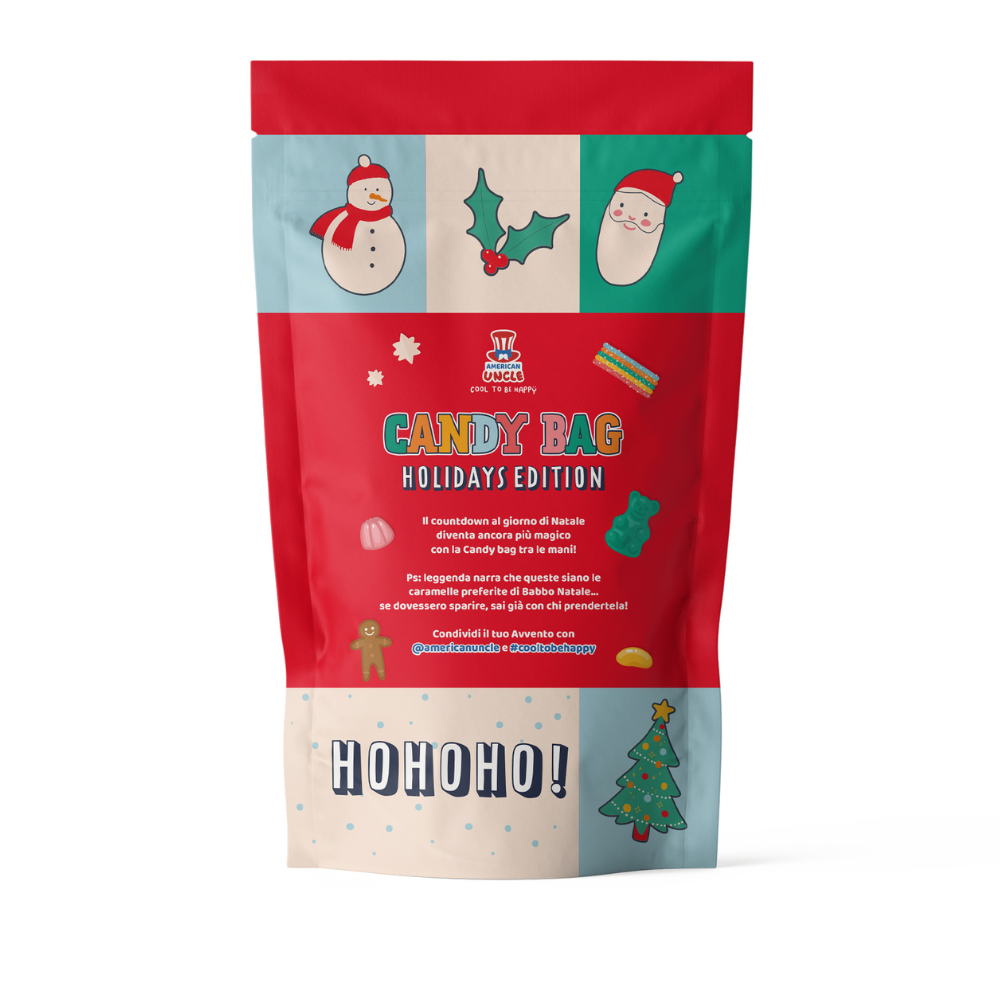 Candy mix Vakantie-editie, zak van 300g met gomachtige snoepjes 
