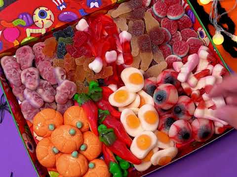 Snoepdoos + Griezelmix (Macarons, Choco Balls, Choco Bites) 