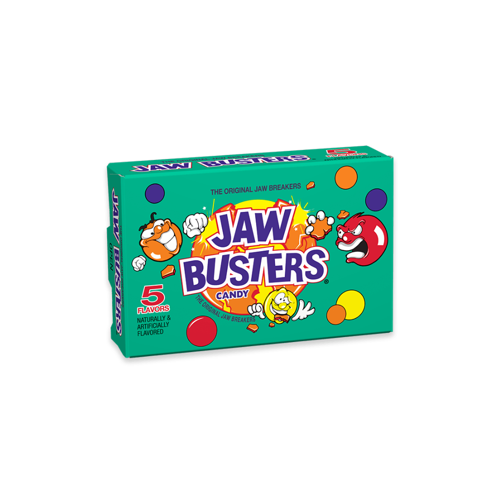Jawbusters, fruitsnoepjes die tanden breken van 23g 