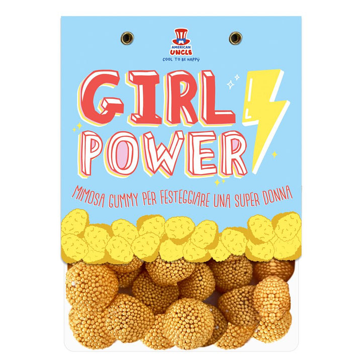 Mimosa Gummy, zakje gomballen voor een supervrouw van 80 g 