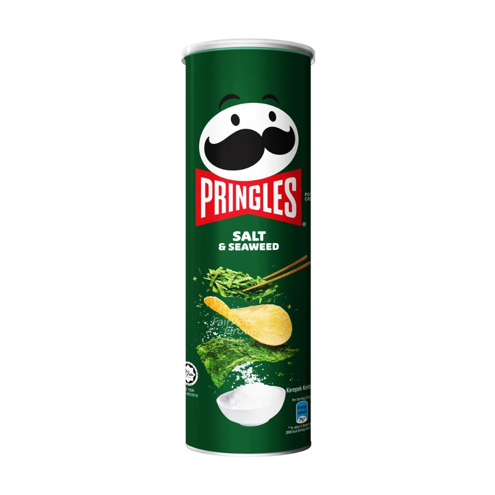 Pringles Seaweed, nori-algenchips van 147g 