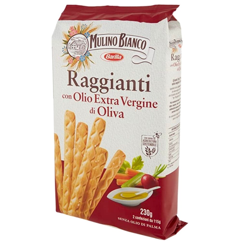 Raggianti Mulino Bianco, zoute grissini van 230g 